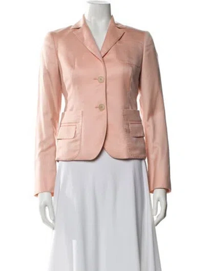 Pre-owned Akris Punto Cashmere Blazer In Pink