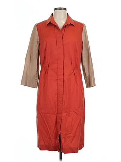 Pre-owned Akris Punto Casual Dress In Brown