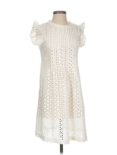 Pre-owned Akris Punto Casual Dress In White