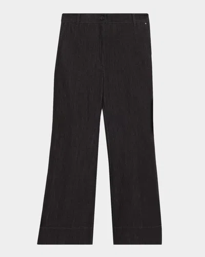 Akris Punto Cecily Bootcut Crop Denim Pants