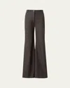 Akris Punto Celia Cotton Stretch Denim Bootcut-leg Pants In Multi