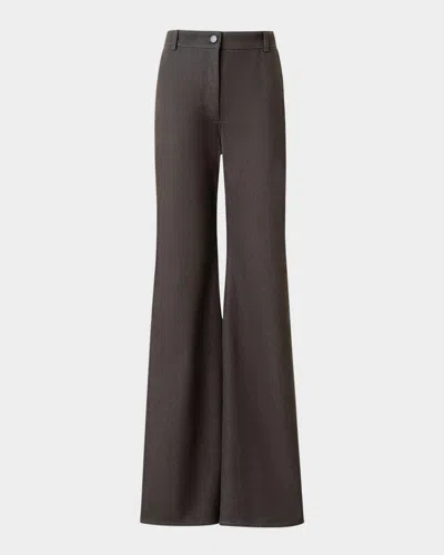 AKRIS PUNTO CELIA COTTON STRETCH DENIM BOOTCUT-LEG PANTS