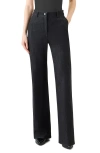Akris Punto Celia High Waist Bootcut Jeans In Black