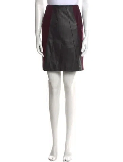 Pre-owned Akris Punto Chain-link Accents Mini Skirt W/ Tags In Multi