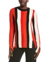 Akris Punto Chevron Stitch Wool Sweater