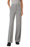 Akris Punto Chiaro Micro Houndstooth Jersey Straight Leg Pants In Black-cream