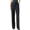 Akris Punto Chiaro Wool Blend Straight Leg Pants In Gray