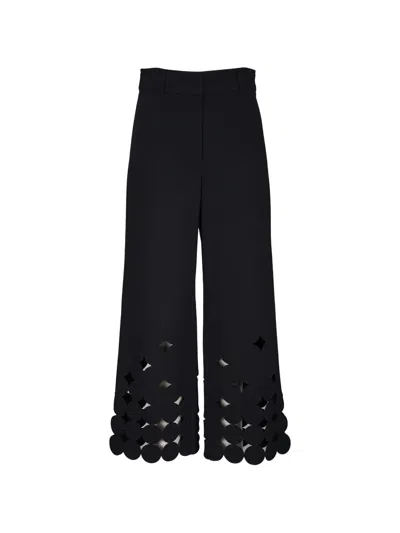 Akris Punto Circle-design Trousers In Black