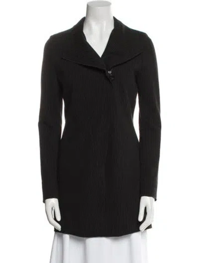 Pre-owned Akris Punto Coat In Black