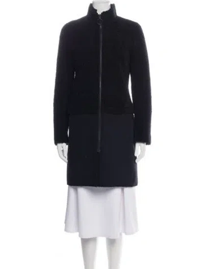 Pre-owned Akris Punto Coat In Black