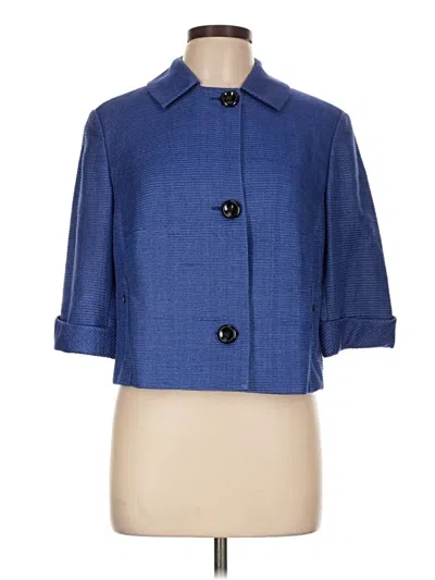 Pre-owned Akris Punto Coat In Blue