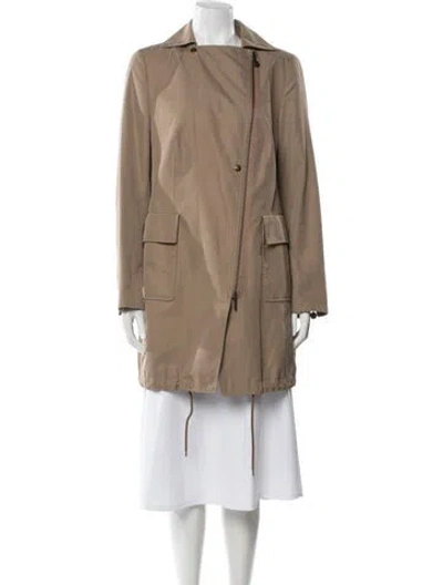 Pre-owned Akris Punto Coat In Neutral