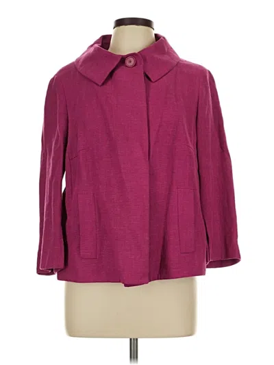 Pre-owned Akris Punto Coat In Purple