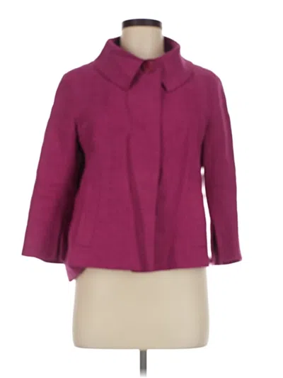 Pre-owned Akris Punto Coat In Purple