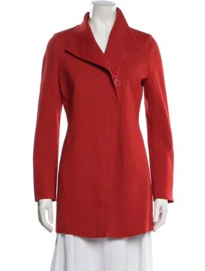 Pre-owned Akris Punto Coat In Red