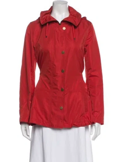 Pre-owned Akris Punto Coat In Red
