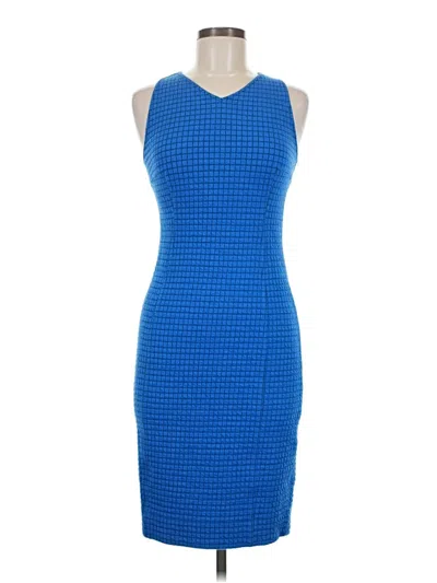Pre-owned Akris Punto Cocktail Dress In Blue