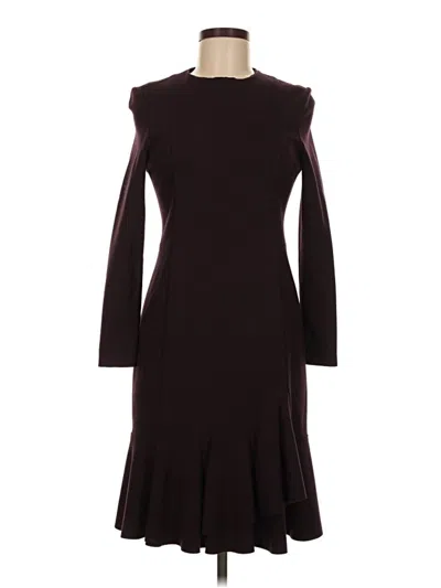 Pre-owned Akris Punto Cocktail Dress In Burgundy