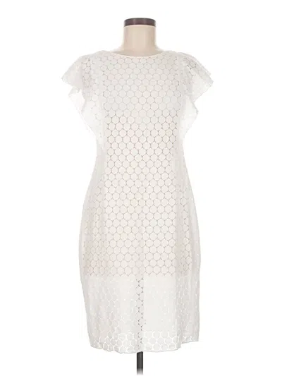 Pre-owned Akris Punto Cocktail Dress In White