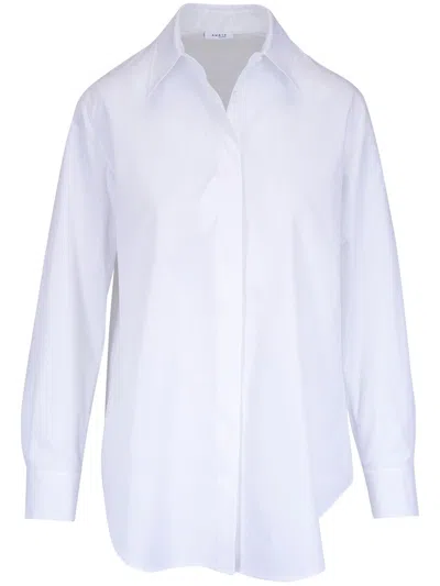 Akris Punto Cotton-poplin Shirt In 白色