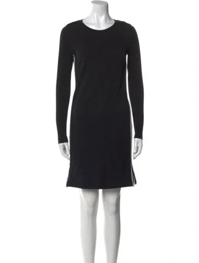 Pre-owned Akris Punto Crew Neck Mini Dress