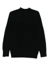 Akris Punto Crew Neck Sweater In Black