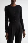Akris Punto Fitted Knit Cardigan In Black