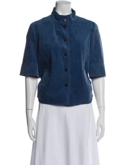 Pre-owned Akris Punto Denim Jacket In Blue