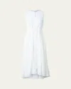 Akris Punto Dot Applique Techno Georgette Midi Dress