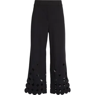 Akris Punto Dot Cutout Pants In Black