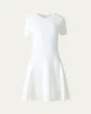 Akris Punto Dot Lace Knit A-line Dress