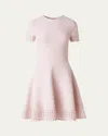 Akris Punto Dot Lace Knit A-line Dress