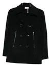 Akris Punto Double-breasted Jacket In Black