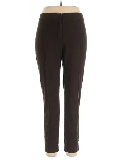 Pre-owned Akris Punto Dress Pants In Brown