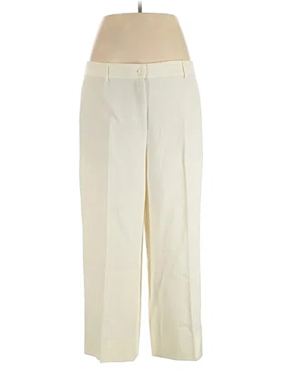 Pre-owned Akris Punto Dress Pants In Ivory