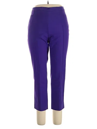 Pre-owned Akris Punto Dress Pants In Purple