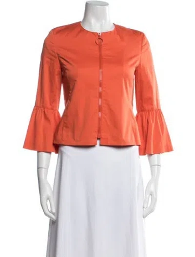 Pre-owned Akris Punto Evening Jacket In Orange