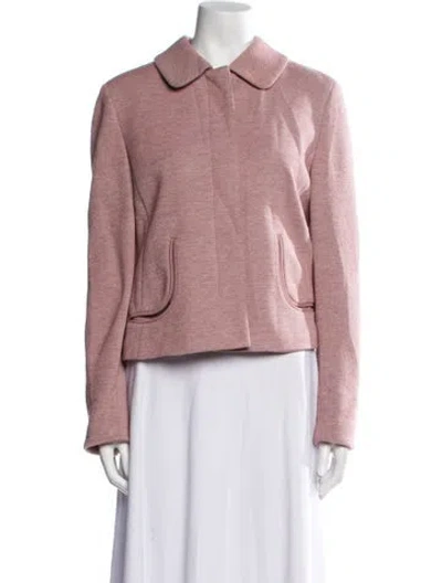 Pre-owned Akris Punto Evening Jacket In Pink