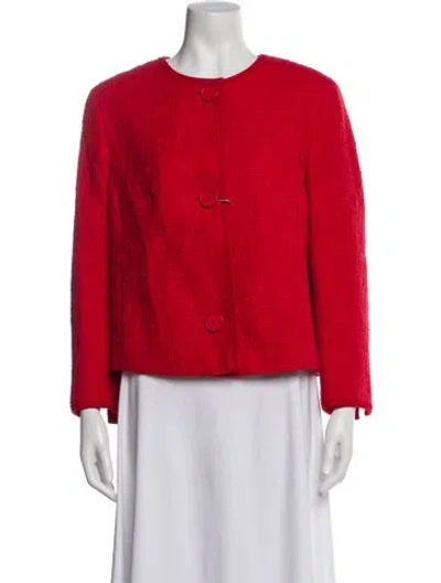 Pre-owned Akris Punto Evening Jacket In Red