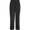 Akris Punto Farell Cuffed Cotton Poplin Crop Pants In Black