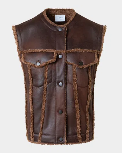 AKRIS PUNTO FAUX FUR VEST