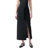 Akris Punto Faux Wrap Midi Skirt