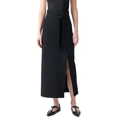 Akris Punto Faux Wrap Midi Skirt