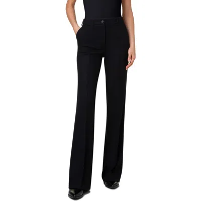 Akris Punto Faysa Wool Felt Trousers In Black