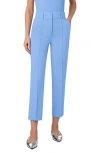 Akris Punto Ferry Signature Jersey Tapered-leg Crop Pants In Sky