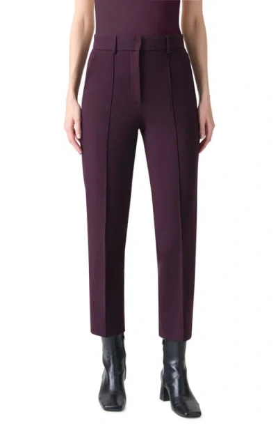 AKRIS PUNTO AKRIS PUNTO FERRY PINTUCK TAPERED JERSEY PANTS
