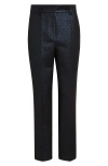Akris Punto Feryn Metallic Night Sky Tapered Leg Ankle Pants In Metallic Night Sky