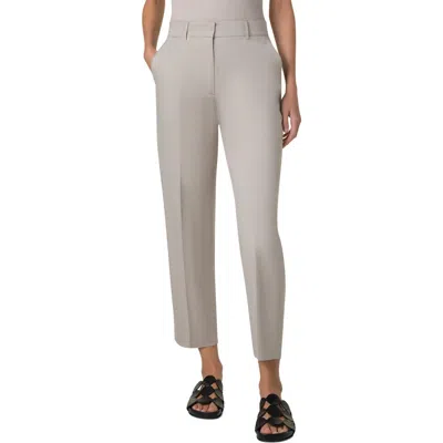Akris Punto Feryn Stretch Cotton Ankle Pants In Chalk