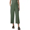 Akris Punto Filip Linen Crop Pants In Laurel