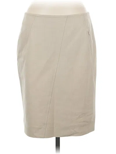 Pre-owned Akris Punto Formal Skirt In Brown